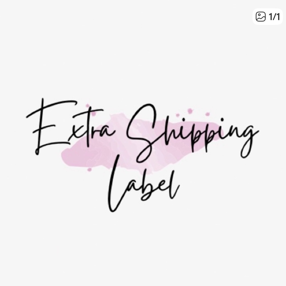 Extra Shipping Label